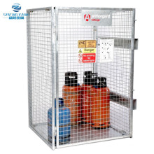 tuffcage pliable galvanisé bouteille de gaz cylindre sécurisé cage de stockage de marchandises